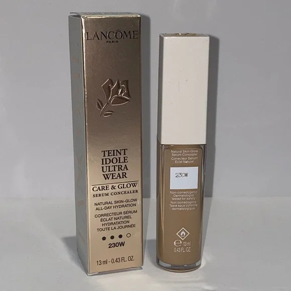 Lancome Teint Idole Ultra Wear 230W Care Glow Serum Concealer Full Size - Picture 2 of 3